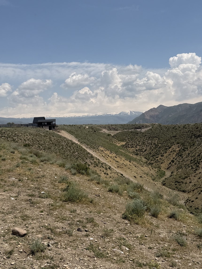 Mountain views from Azat Reservoir