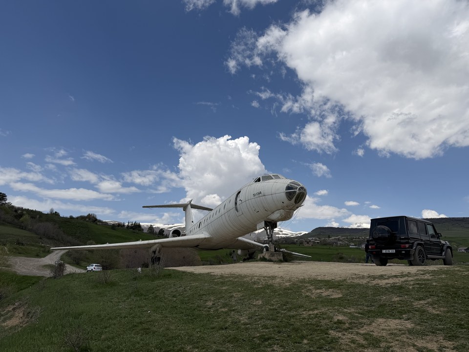 Abandoned Plane and G-Wagon