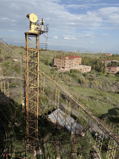 Second satellite dish and more things to climb!