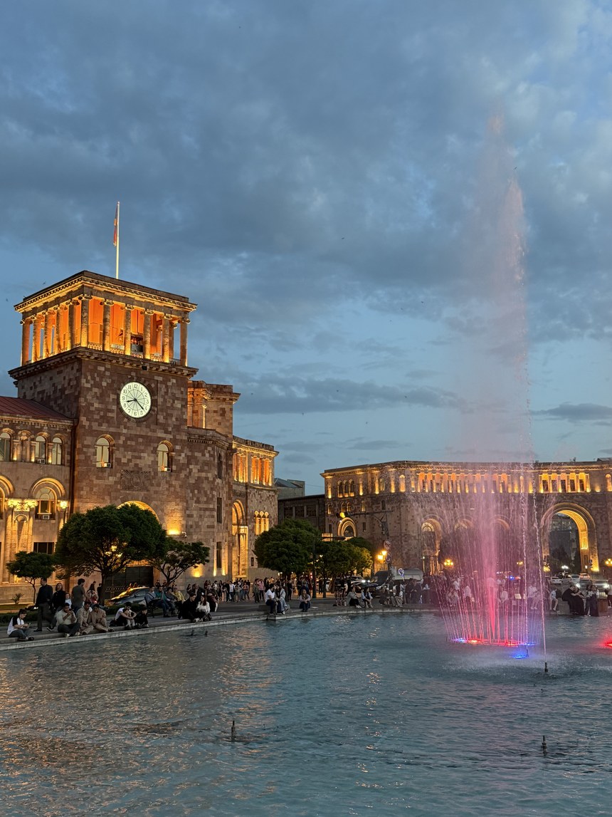 Republic Square at Night