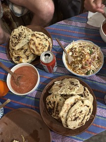 Pupusa making class