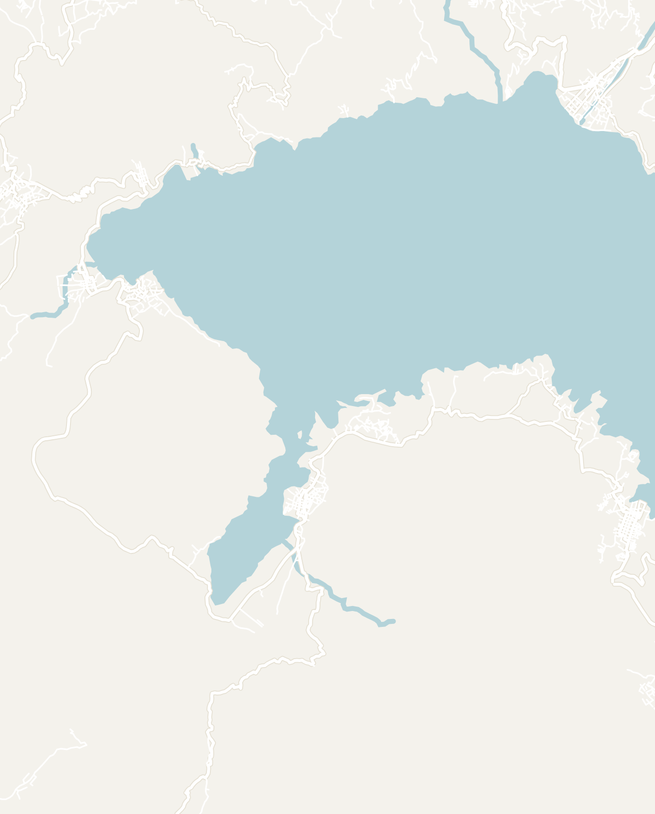 Lake Atitlán map