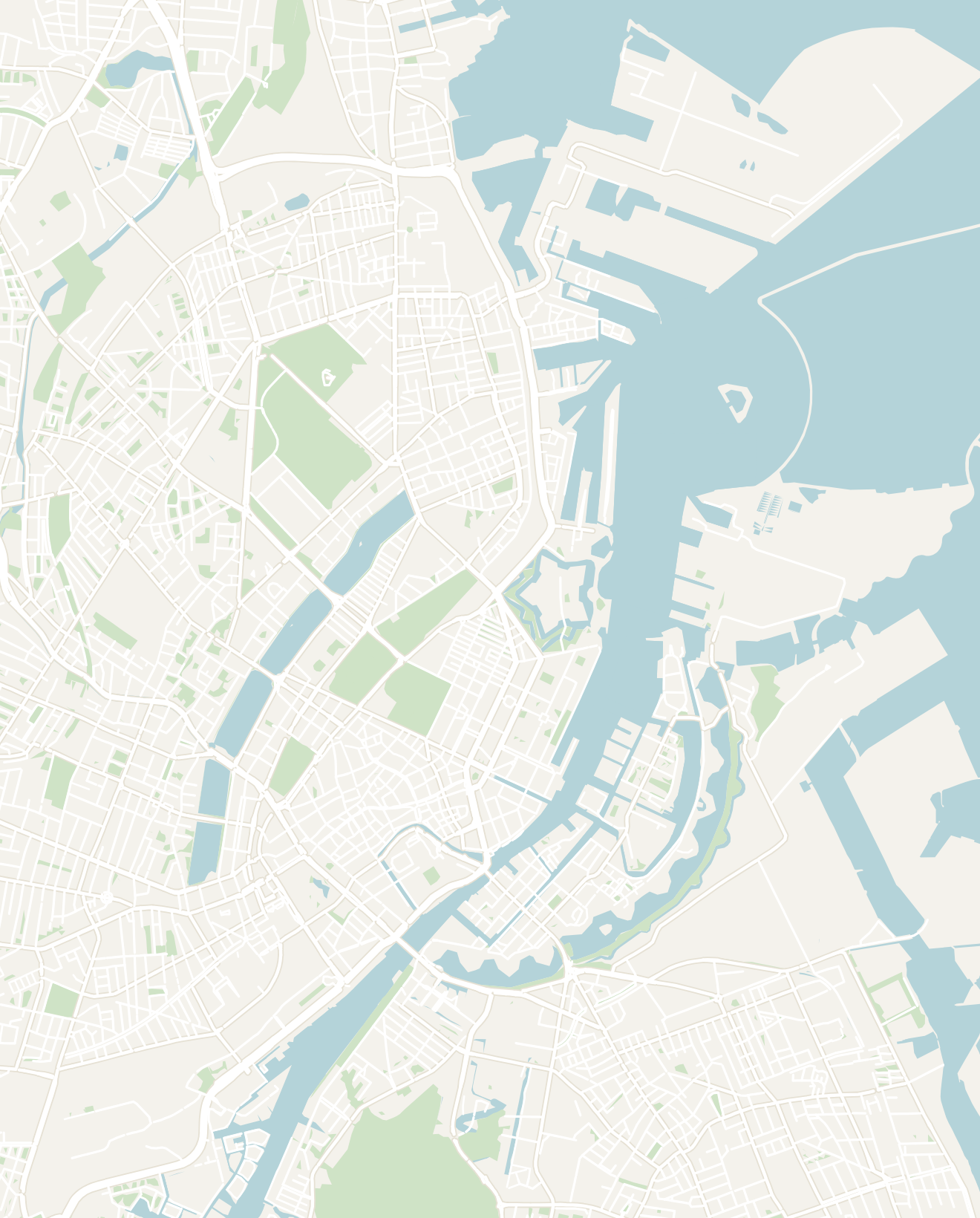 Copenhagen map