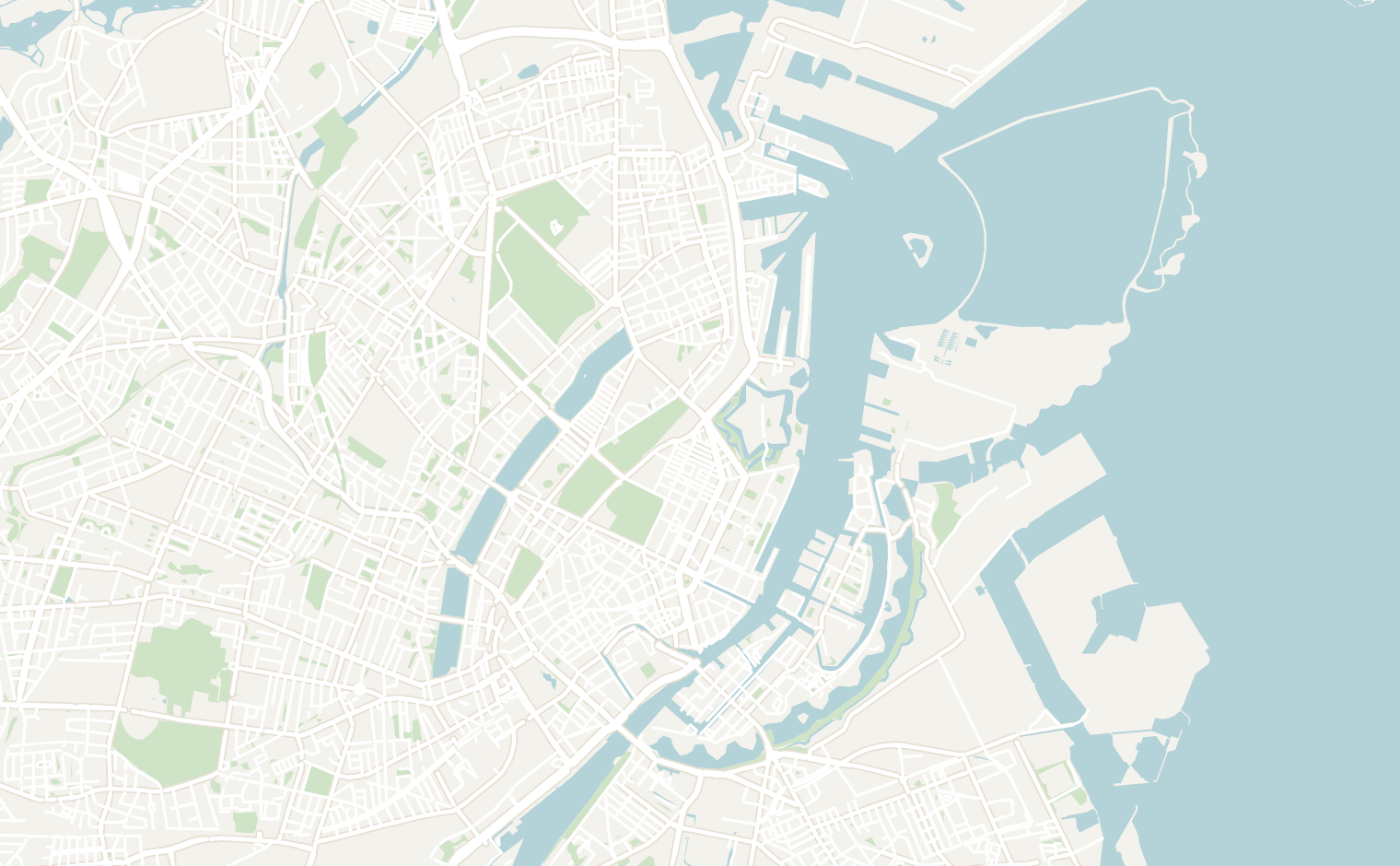 Copenhagen map
