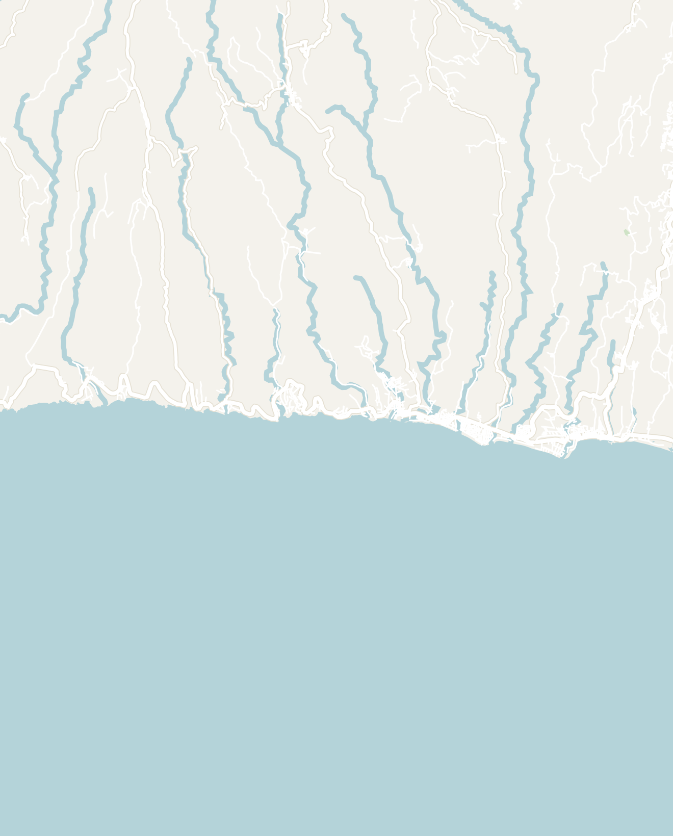 The Surf Coast map