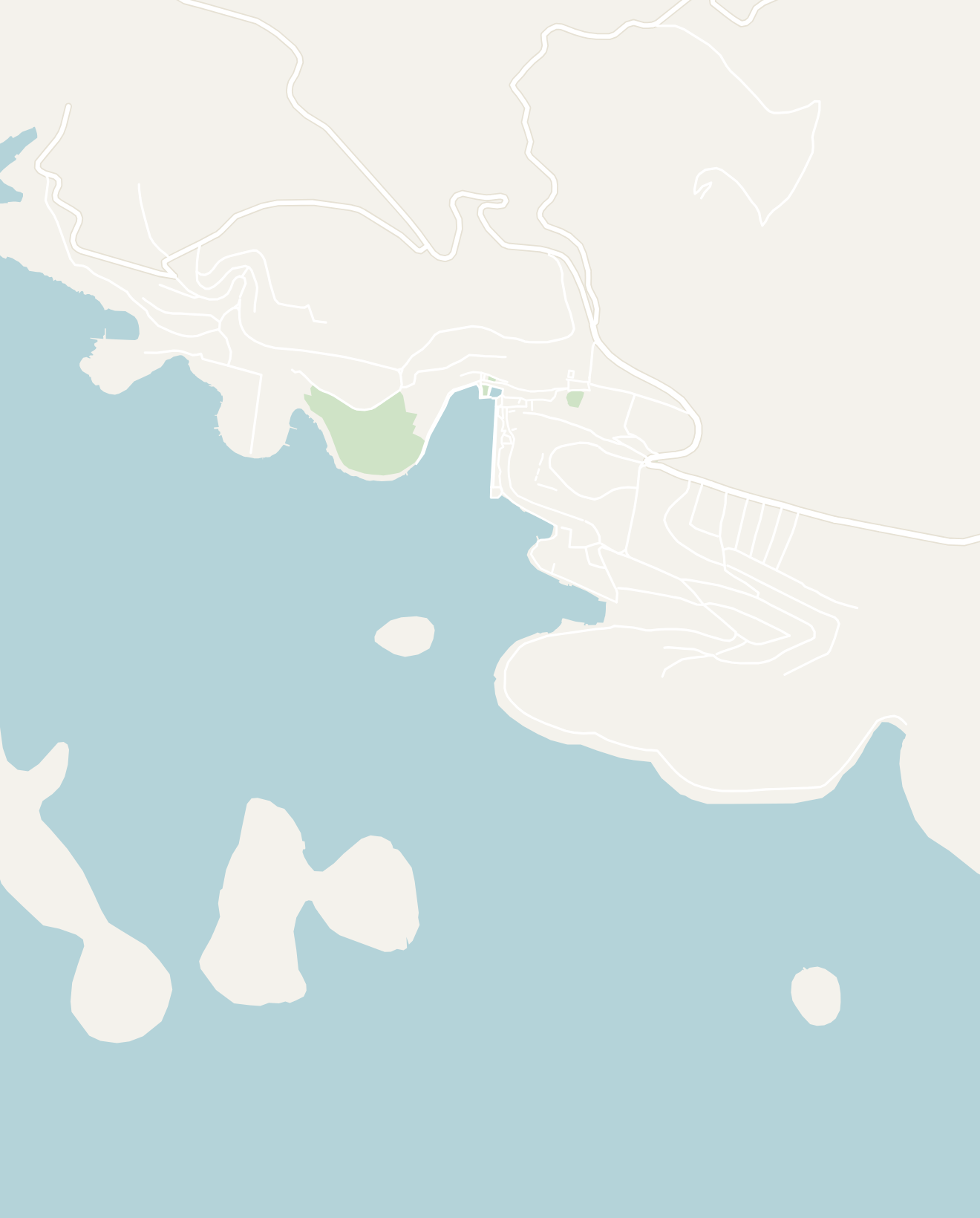 Hvar map