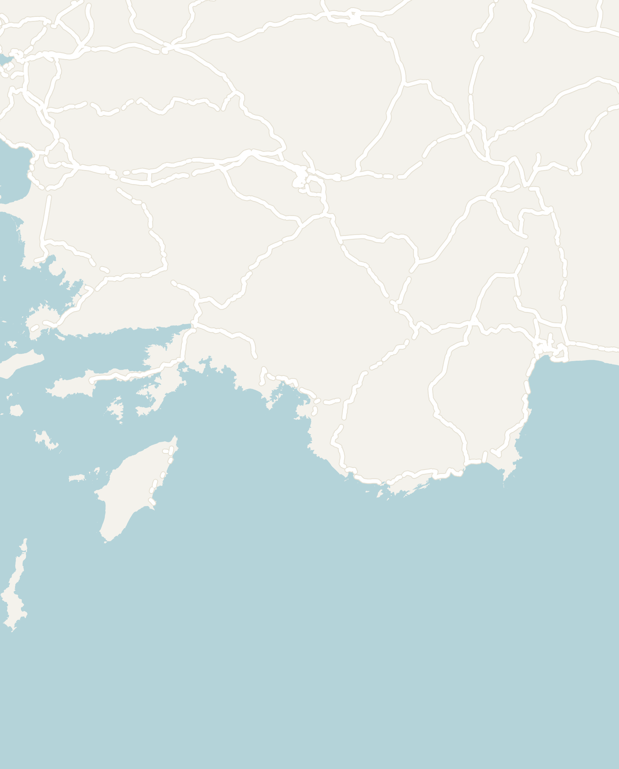 The Turkish Riviera map