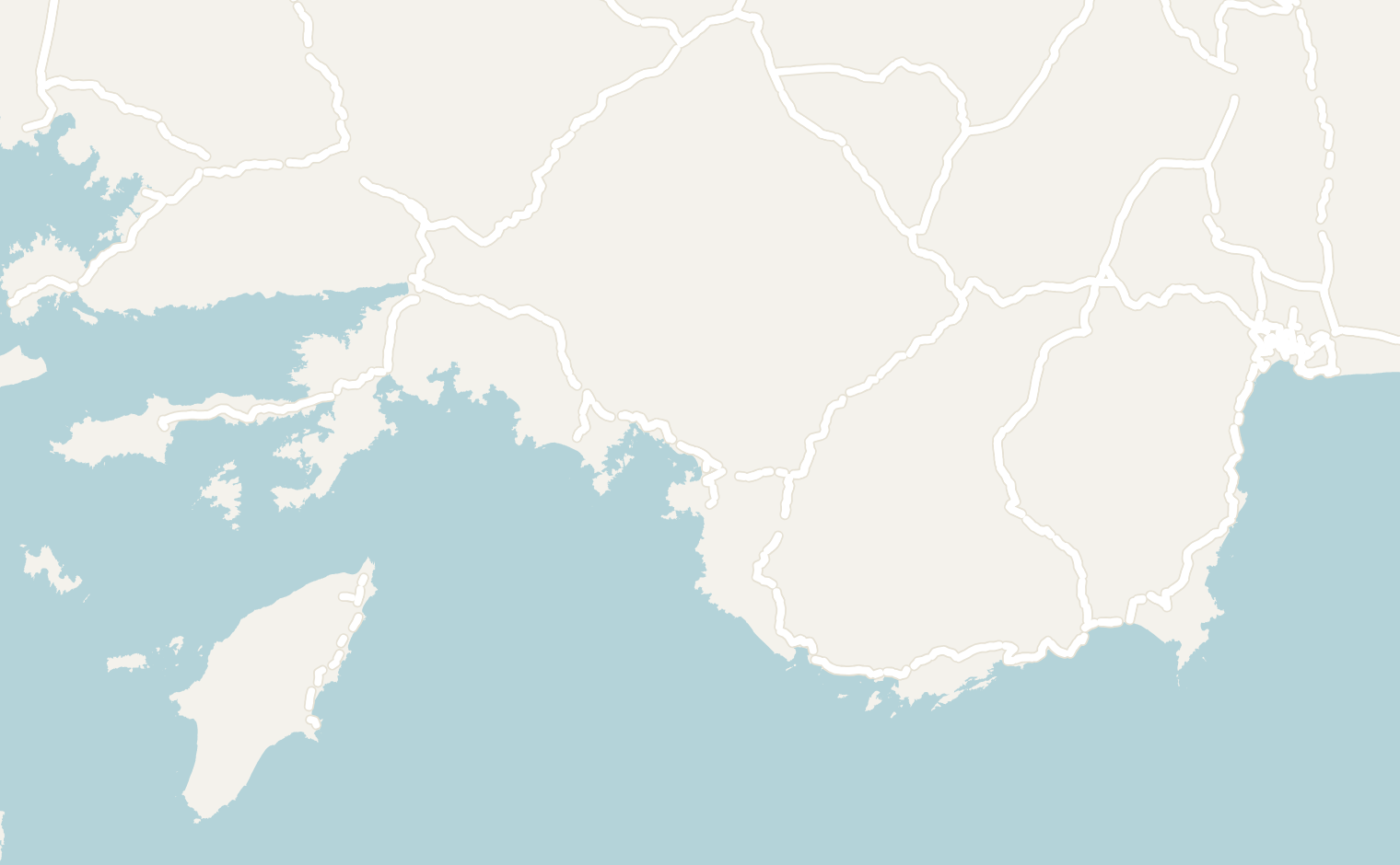 The Turkish Riviera map